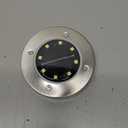 LYHOPE Solar Ground Light Outdoor, 16 Pack 8 LED Solar Disk Lights Waterproof Garden In-ground Pathway Lights Landscape Lighting for Lawn,Yard,Deck,Patio,Walkway (Warm White)