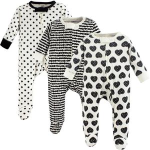 Touched by Nature Unisex Baby Organic Cotton Sleep and Play (3-6 Months, Heart)