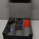 Frenchie Boss -Trading Cards Storage Box Collector Card Organizer with 3 Dividers & 3 Foam Stoppers Magnetic Closure Faux Leather Card Case for +1800 Capacity MTG YuGiOh Sports Manga (Black/Gray)