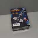 Rocket Launcher for Kids, Self Launching Motorized Air Rocket Toy, Outdoor Toys for Ages 8-12, Model Rockets with Parachute Safely Land, Spaceship Launch up to 200 ft Birthday Gifts for Boys (Blue)