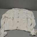 GORGLITTER Cardigan Sweaters for Women Lightweight Knit Cropped Cardigan Button Up Solid Knitwear S/M