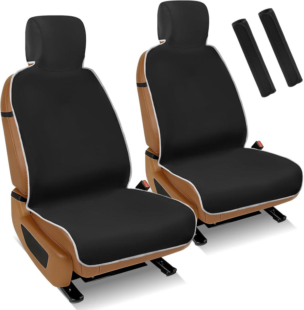 Towel Car Seat Cover, Neoprene Car Seat Covers Towel Waterproof Seats Protector Covers for Automotive Van, Trucks and SUVs-2 Pack