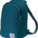 Carhartt Classic Mini Backpack, Durable, Water-Resistant Backpack with Adjustable Shoulder Straps, Tidal