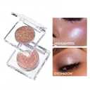 3 x Glitter Eyeshadow, Metallic Shimmer Single Eye Shadow, Emerald Gleam | Glitter sparkle and metallic shimmer with smooth blendable texture, long-lasting wear and highly pigmented color for any look
