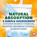 Arm & Hammer Essentials Hanging Moisture Absorber and Odor Eliminator, 17.5 oz., 3 Pack, Fragrance Free, Moisture Absorbers for Closets, Laundry Rooms and Bedrooms, Long-Lasting Freshness