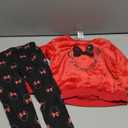 Disney Minnie Mouse Girls Sweater and Legging Pants Set for Toddler and Little Kids (6, Red)