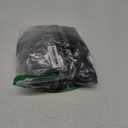 Black Sheer Backdrop Curtains with Lights String for Parties Birthday 10ft  8ft Black Tulle Backdrop Curtain for Baby Shower Wedding Graduation Halloween Party Photo Shoot Decorations