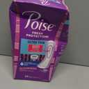 Poise Ultra Thin Incontinence & Postpartum Pads for Bladder Leaks, 7 Drop Ultra Absorbency, Long Length, 22 Count 