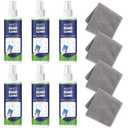 Dansib 6 Pack Whiteboard Cleaner Spray 8.5oz Dry Erase Board Cleaner with 4 Cloths Non Toxic Dry Erase Cleaner Removes Stubborn Marks from Whiteboards