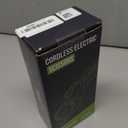 Cordless Electric Scissors: 4V Rechargeable Rotary Cardboard Cutter, 3000mAh Battery, with LED Light & Safety Lock, 2 Blades, Electric Box Cutter for Fabric Carpet Carton Plastic Leather Cloth (Green)