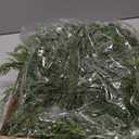 6 Pcs Christmas Placemats 20 Inch Large Christmas Round Greenery Place Mats Circular Artificial Wreath Dining Table Decor Winter Fake Plants Branches Mats for Kitchen Accessories