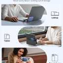 ORICO 1TB Magnetic External SSD, Aluminum Alloy, Up to 460MB/s, External Solid State Drive, Expand Storage for iPhone 17 Pro Max, Compatible w/MagSafe, USB-C Smartphones - K5MINI Blue
