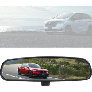 OEM Factory Honda Rear View Mirror Compatible With 1998-2013 Accord, 2006-2011 Civic CSX, 02-08 Pilot, 10-14 Insight, CR-Z & Subaru 04-13 Forester, Impreza, Interior Rearview Day Night Mirror