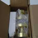 Haidms Pack of 3 Gold Privacy Door Knobs Interior for Bedroom & Bathroom Heavy Duty Brushed Gold Door Knobs Interior, Round Ball Design Door Knob with Emergency Unlock Keyless