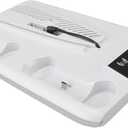 Console Cooling Station RGB Fan Dual Controller Charging Universal Accessories with Headset Holder (White)
