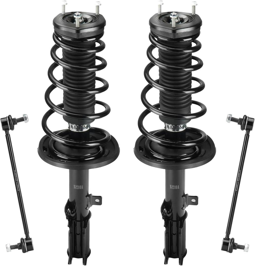 Rear Strut Assembly & Sway Bar Links 2007-2012 Camry Exc. SE Models, for 2008-2012 Toyota Avalon, Shock Absorbers Replace 172309 172310 4PCS