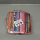 50 Guests Mexican Serape Fiesta Plates and Napkins Party Supplies Cinco De Mayo Party Decorations Disposable Tableware Set Colorful Stripe Mexico Dinnerware Favor for Poncho Dance Pinata Party, 200PCS