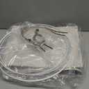 Lampshades Set of 2, Drum Lampshades 11.6" Top x 12.6" Bottom x 9.8" High, Seaside village Medium Lampshades (Spider Fitter), Beige Lampshades Natural Linen Hand Crafted, Easy Assembly Required