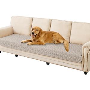 Ameritex Waterproof Pet Bed Cover Anti-Slip Dog Bed Blanket for Sofa and Furniture Waterproof New Pattern Design (Khaki, 30x90 Inch (Pack of 1))