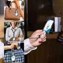 Badge Holder with Lanyard,Highland Cow Lanyards for ID Badges, Badge Holder with Breakaway Lanyard Keychain, Card Protector for Women, Gifts for Teacher Nurse Workers (onesize)