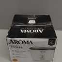 Aroma Housewares Aroma 6-cup (cooked) 1.5 Qt. One Touch Rice Cooker, White (ARC-363NG), 6 cup cooked/ 3 cup uncook/ 1.5 Qt.