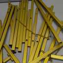 Gold Easel Stand for Sign, Heavy Duty Easel, 4-Tier AdjustableArt Easel for Painting, Wedding Sign 2pc