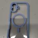 Diaclara Magnetic Designed for iPhone 17 Case 6.3 Inch Full Body Bumper,[Compatible with MagSafe] Military Drop Proof Cover with Built-in Touch Sensitive Anti-Scratch Screen Protector Blue