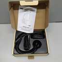 Trucker Bluetooth Headset, Wireless Headset with Mic, Bluetooth Headsets with Dual Noise Cancelling Microphone & Mute Button, 55Hrs Working Time PC Headsets for Cell Phones, Computer, Truck Driver (Black)