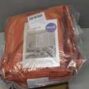 MIULEE Velvet Curtains 84 inches 2 Panels - Luxury Burnt Orange Blackout Curtains for Bedroom Living Room Thermal Insulated Super Soft Window Drapes Rod Pocket & Back Tab, Terracotta Rust Fall Decor