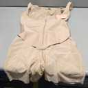 FeelinGirl Fajas Colombianas Moldeadoras Butt Lifting Shapewear Tummy Control Postpartum Faja Body Shaper with Zipper Crotch (XX-Large, Beige)