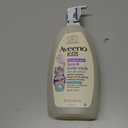 Aveeno Kids Face & Body Wash for Sensitive Skin, Oat Extract, Tear-Free, Non-Drying, Light Scent, Pump Dispenser, Hypoallergenic, Sulfate & Dye Free, 18 fl oz