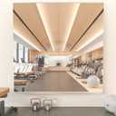 Home Gym Mirror, 48''X24''(Each) -2PCS Full Body Mirror for Yoga, Garage, Dance Studio, Anti-Rust, Tempered Glass, Frameless Mirrors, Wall-Mounted Large Workout Mirrors