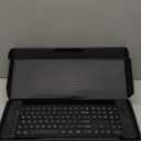 Wireless Keyboard and Mouse Combo, Silent Full-Size Computer Keyboard with Calculator Button, 2400 DPI Mice, Quiet Click, Slim Cordless USB Set for Laptop PC Windows Mac - Black