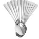 Stainless Steel Spoon Dinner Dessert Spoons Serving Utensils for Dining Table Mirror Polished Silverware for Home Parties Dishwasher Safe