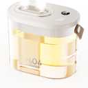 DIGIX Rechargeable Portable Humidifier-Smart Display,Night Light,Easy Clean,1.4L Small Humidifiers for Bedroom Baby, Personal Mini Humidifier for Travel Home Plants,3 Mist Modes, Auto Shut-Off (White)