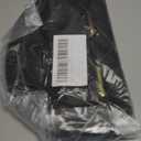 FEIBOON Spacious Nylon Crossbody Bag Bum Bag Handbags Wallets Purses Trendy Shoulder Bag for Women (Black)