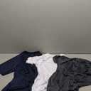 Polyester T Shirt, S Size, 3 Pack, Blue, Gray, Navy Blue