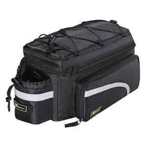 ROCKBROS Bike Trunk Bag 13L-25L Bike Rear Rack Bag Expandable Side Pockets
Include Rain Cover,Two Removable Dividers, 4-Strap Stable Mount No Slide,Reflectors,Compatible with Taillight