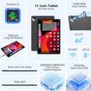 Tablet 11 inch Android 16 Tablet, 2026 Latest Update 128GB ROM 20GB RAM, 4G LTE Tablets, 5G WiFi+Cellular, Octa-Core MTK8786, 13+8 MP Rear and Front Camera,Incell FHD Screen, T-Mobile SIM Card Support