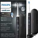Philips Sonicare ProtectiveClean 5100 Rechargeable Electric Toothbrush, with Pressure Sensor, 3 Cleaning Modes, SmarTimer and QuadPacer, 14-Day Battery Life, Travel Case, Black, Model HX6850/60