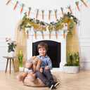 Fullhawl 3 Pack Easter Garland Decor 36 Pcs Artificial Carrot Ornaments 25.5ft Hanging Carrot Banner for Mantel Fireplace Kitchen Party Decorations(Orange,7.5 Inch,Classic Style)