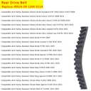 Rear Drive Belt 140T 1" Replace 40024-09 1204-0114 Fit for Harley Davidson Touring Electra Glide FLHT Road Glide FLTR Road King FLHR Street Glide FLHX 2009-2023