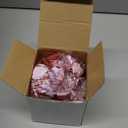 Chuangdi Chuangdi 16.4 Feet Valentine's Day Tinsel Garland with Lights 50 LEDs Metallic Tinsel Twist Garland Hanging Shiny Lights for Valentine Tree Wreath Wedding Home Party Decorations(Mixed Pink)