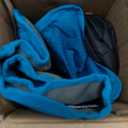 Camping Folding Chair Outdoor Lawn Portable Lightweight Camp Folding Chairs for Adult Outside with Cup Holder, Cooler Pouch & Side Pocket for Camping, Beach, Fishing, Sports or Tailgating Events (Large, Blue)