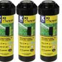 K Rain K1 1/2" Smart Set Rotor 4" Pop-Up| 15' - 30' Spray Distance, 40 - 360 Arc Spray Pattern | Includes Install Kit (5 Pack)