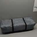 Portable Baby Playpen with Padded Floor, Foldable Play Yard for Babies and Toddlers, Indoor & Outdoor Kids Fence (Grey, 50" x 50")