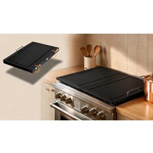 Foldable Noodle Board Stove Cover with Handles for Gas & Electric Stove Top | Bamboo Multiple Purpose, Expand Countertop Space, Sink Cover for Kitchen,As Charcuterie Board, Serving Tray,, Large