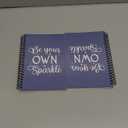 Inspirational Spiral Notebook Be Your Own Sparkle 2Pcs Lined Spiral Journal Motivational Friendship Gift Encouragement Lined Notebook(Spiral-2Pcs OWN Sparkle)