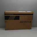 VASAGLE Side End Table with Charging Station, Slim Nightstand with 2 Drawers, Narrow Bedside Table for Living Room, Small Spaces, Heather Greige and Ink Black ULET321B02