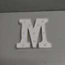 JANDEI - LED Letters with Lights, Letter M with Warm Light for Decoration and Atmosphere, Bedside Night Lighting, Birthdays, Weddings, Showcases Battery Operated